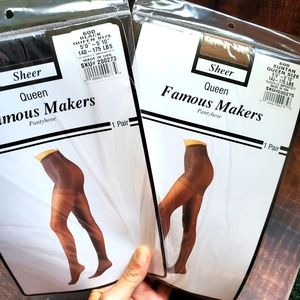 ‼️3/$25‼️ PARK AVENUE 2-pack Sheer Queen Pantyhose